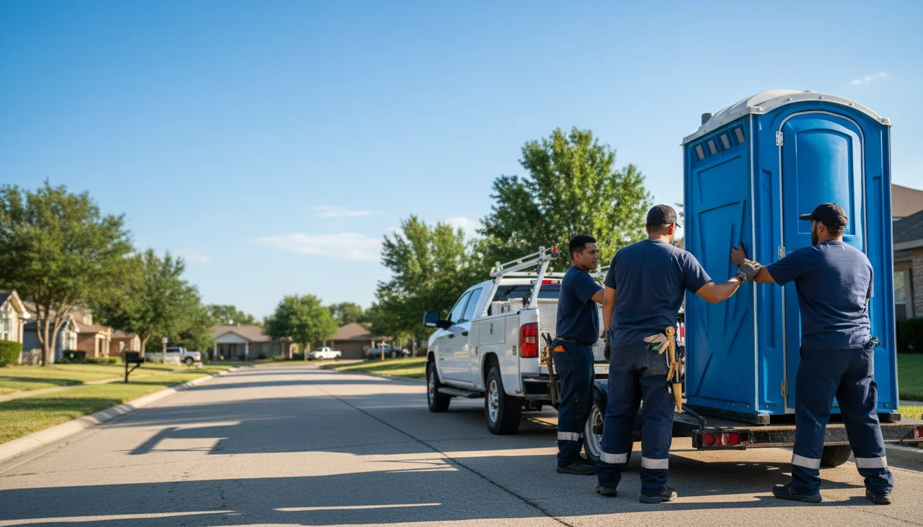Portable Toilet Rental in Sulphur Bluff, TX near me